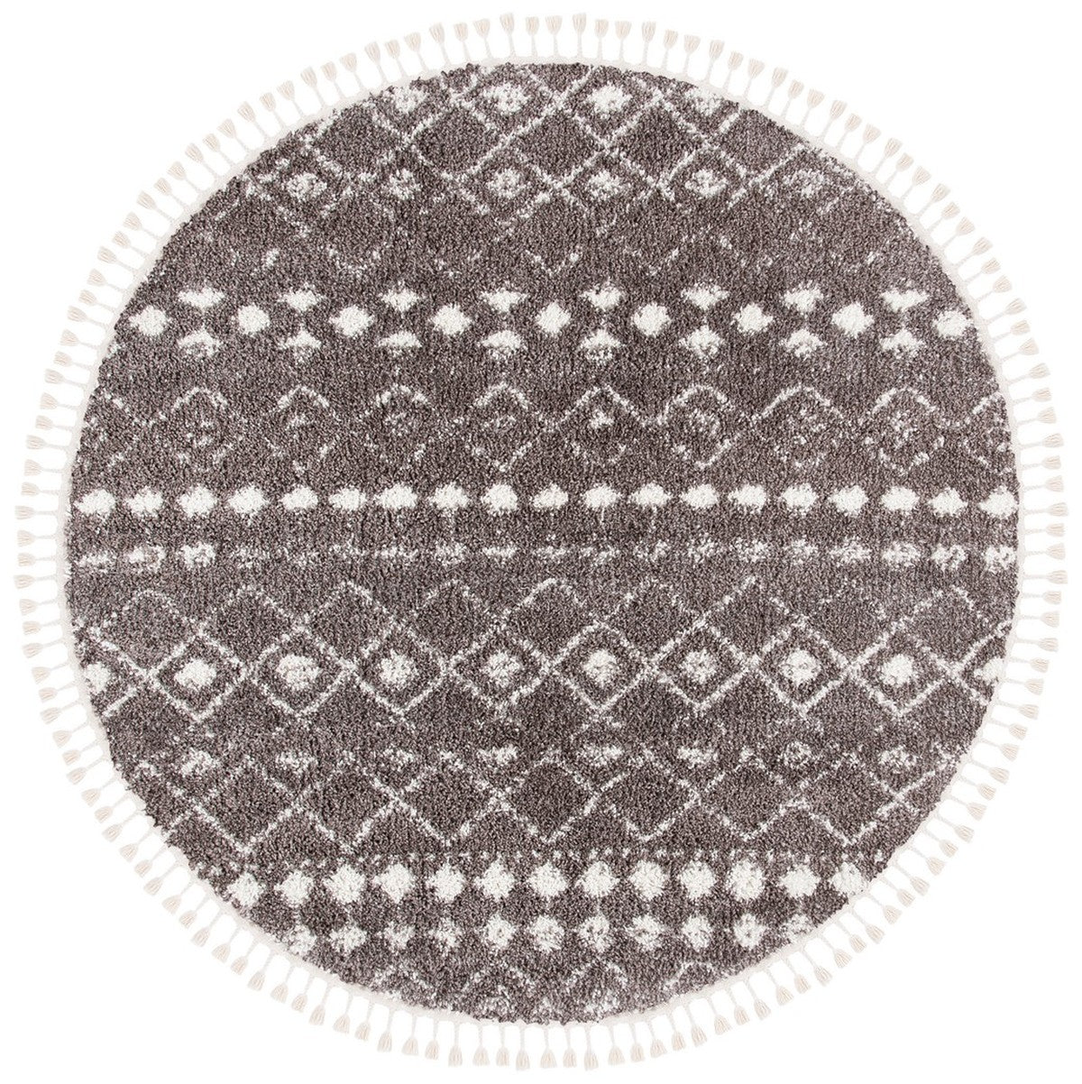 safavieh clearance berber fringe shag bfg516t brown rug