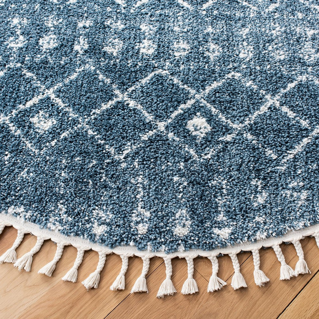 safavieh clearance berber fringe shag bfg519m blue rug