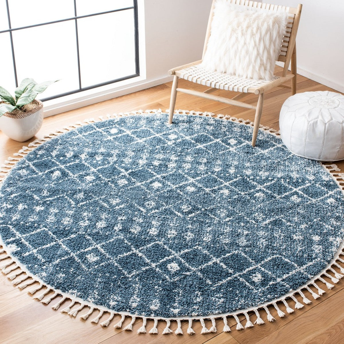safavieh clearance berber fringe shag bfg519m blue rug