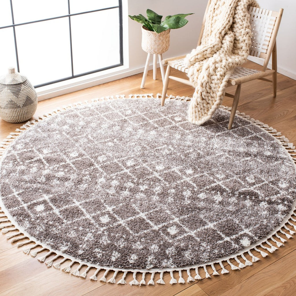 safavieh clearance berber fringe shag bfg519t brown rug