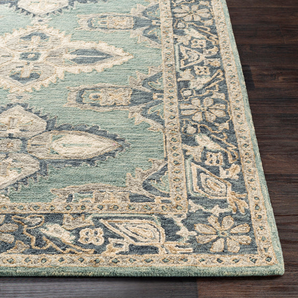 surya rug co bonifate bft1000 aqua rug