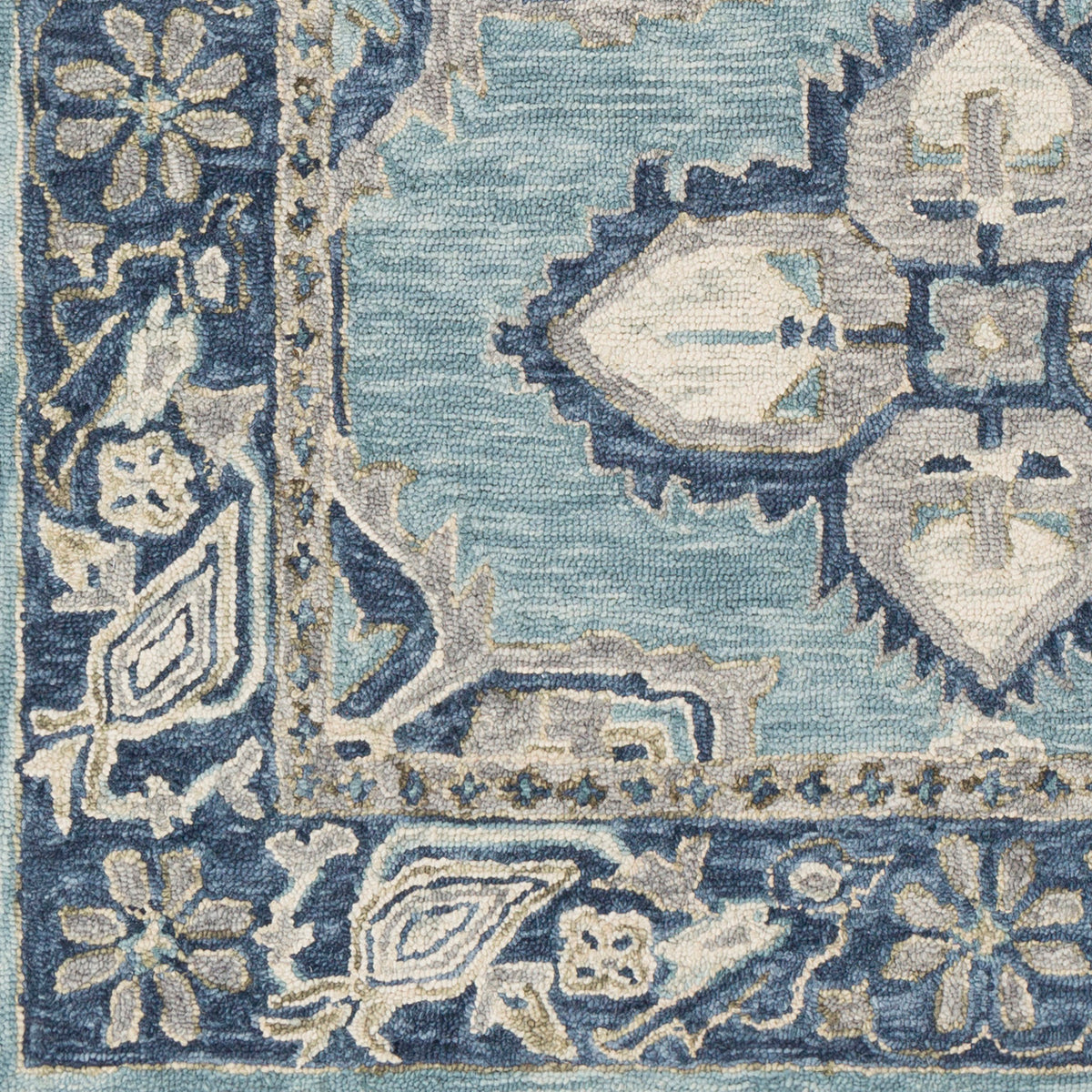 surya rug co bonifate bft1000 aqua rug