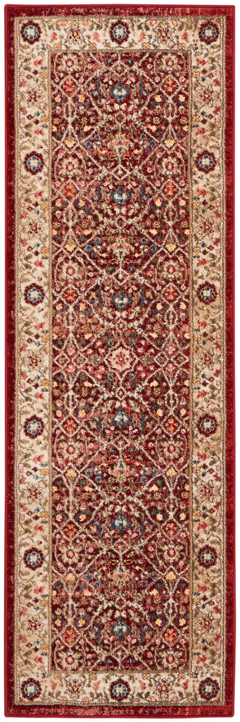 nourison karisma kar03 brick ivory rug
