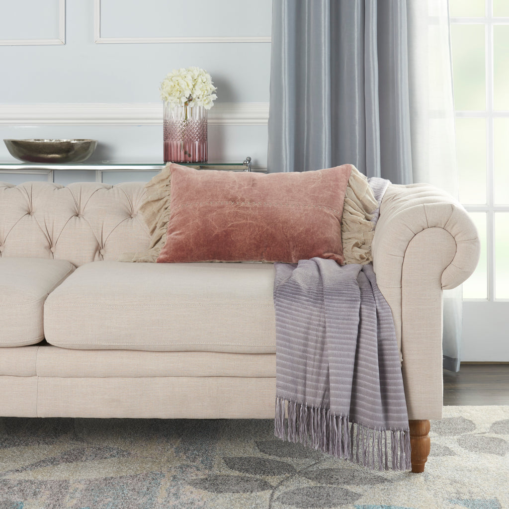 nourison sofia ge903 blush pillow