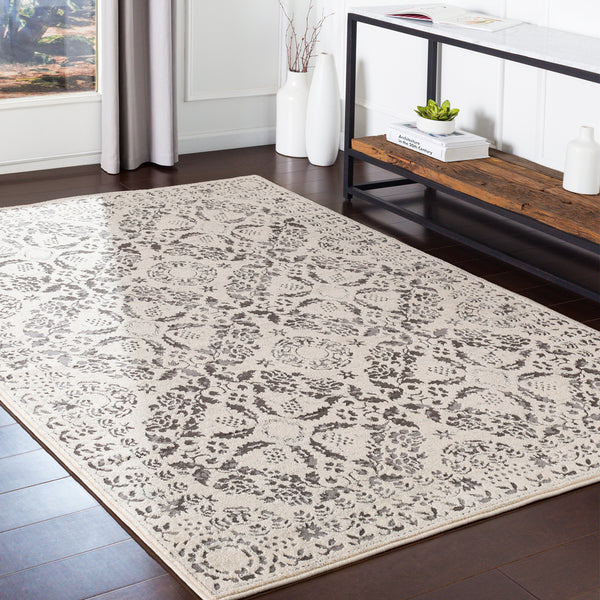Surya rug co. | Bahar | medium gray rug | rugs done right
