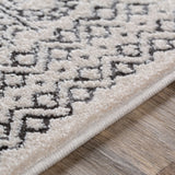 surya rug co bahar bhr 2327 cream rug