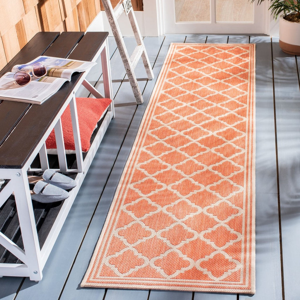 safavieh clearance beach house bhs121p rust rug