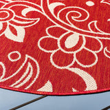 safavieh clearance beach house bhs246q red rug