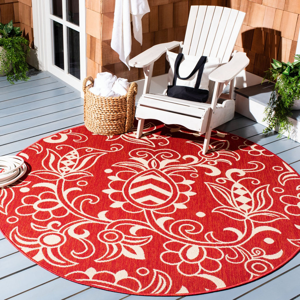 safavieh clearance beach house bhs246q red rug