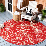 safavieh clearance beach house bhs246q red rug