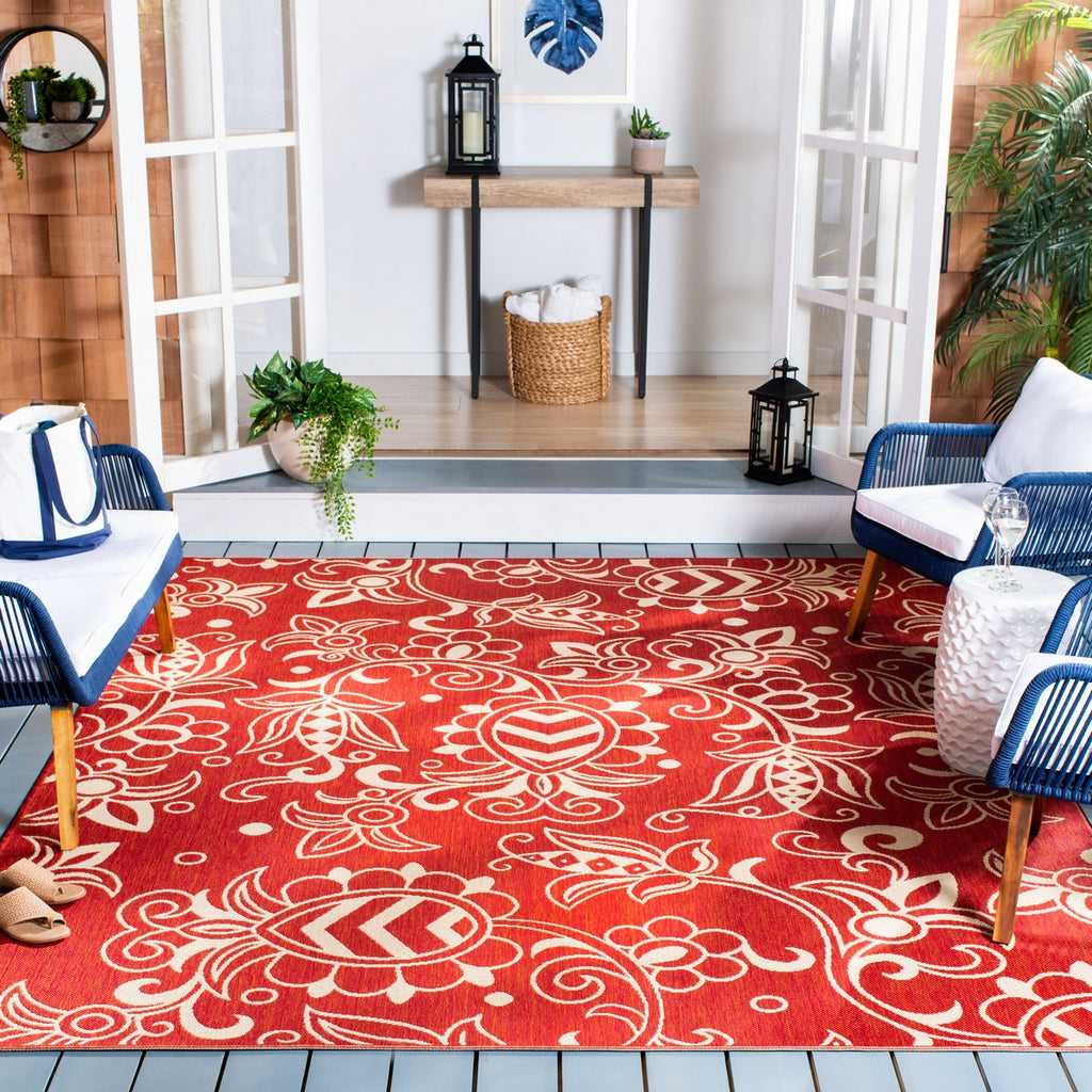 safavieh clearance beach house bhs246q red rug