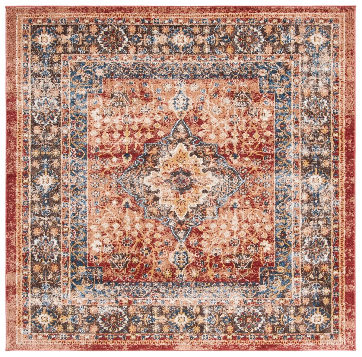 safavieh clearance bijar bij652p rust rug