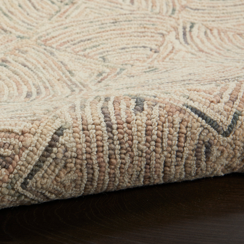 nourison interlock itl05 ivory multi rug