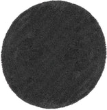 nourison malibu shag msg01 dark grey rug