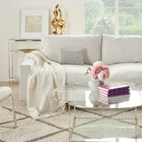 nourison luminescence z2001 ivory pillow