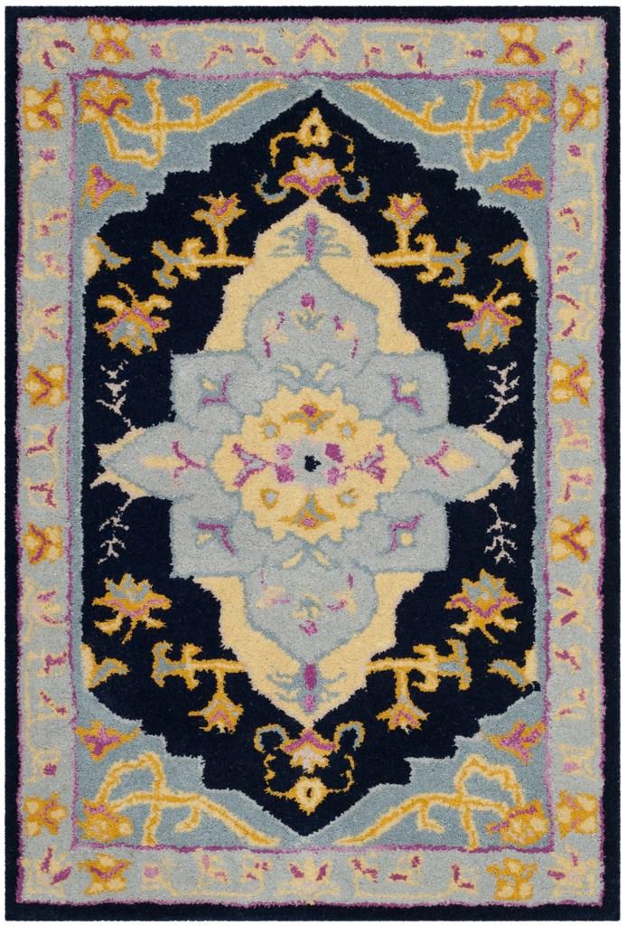 safavieh clearance bellagio blg506c navy blue rug