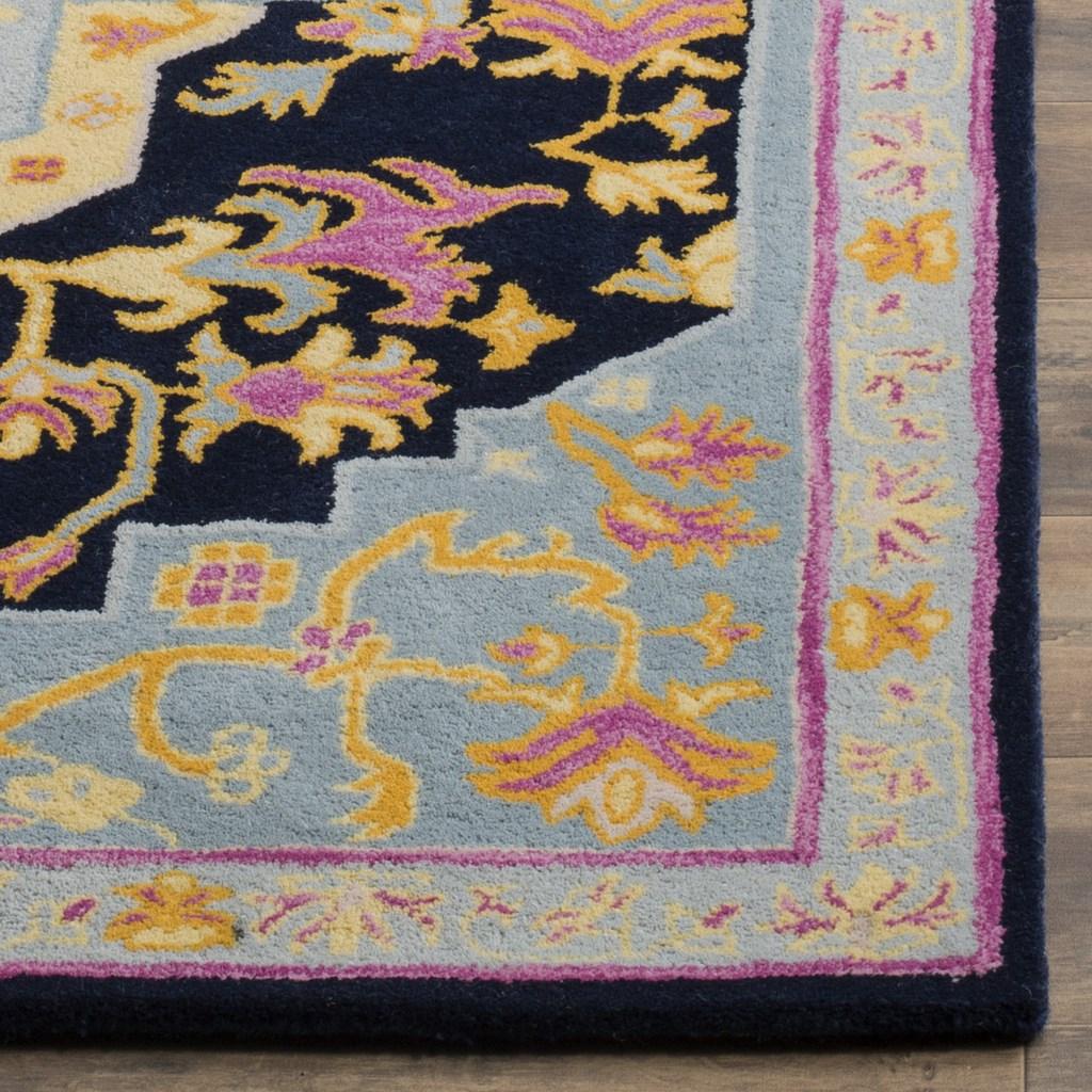 safavieh clearance bellagio blg506c navy blue rug