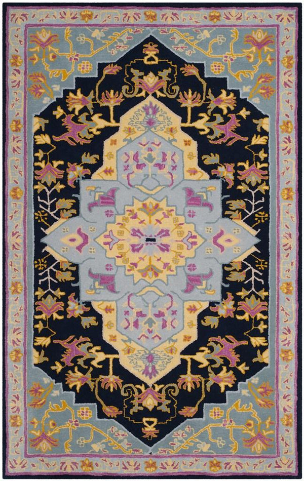 safavieh clearance bellagio blg506c navy blue rug