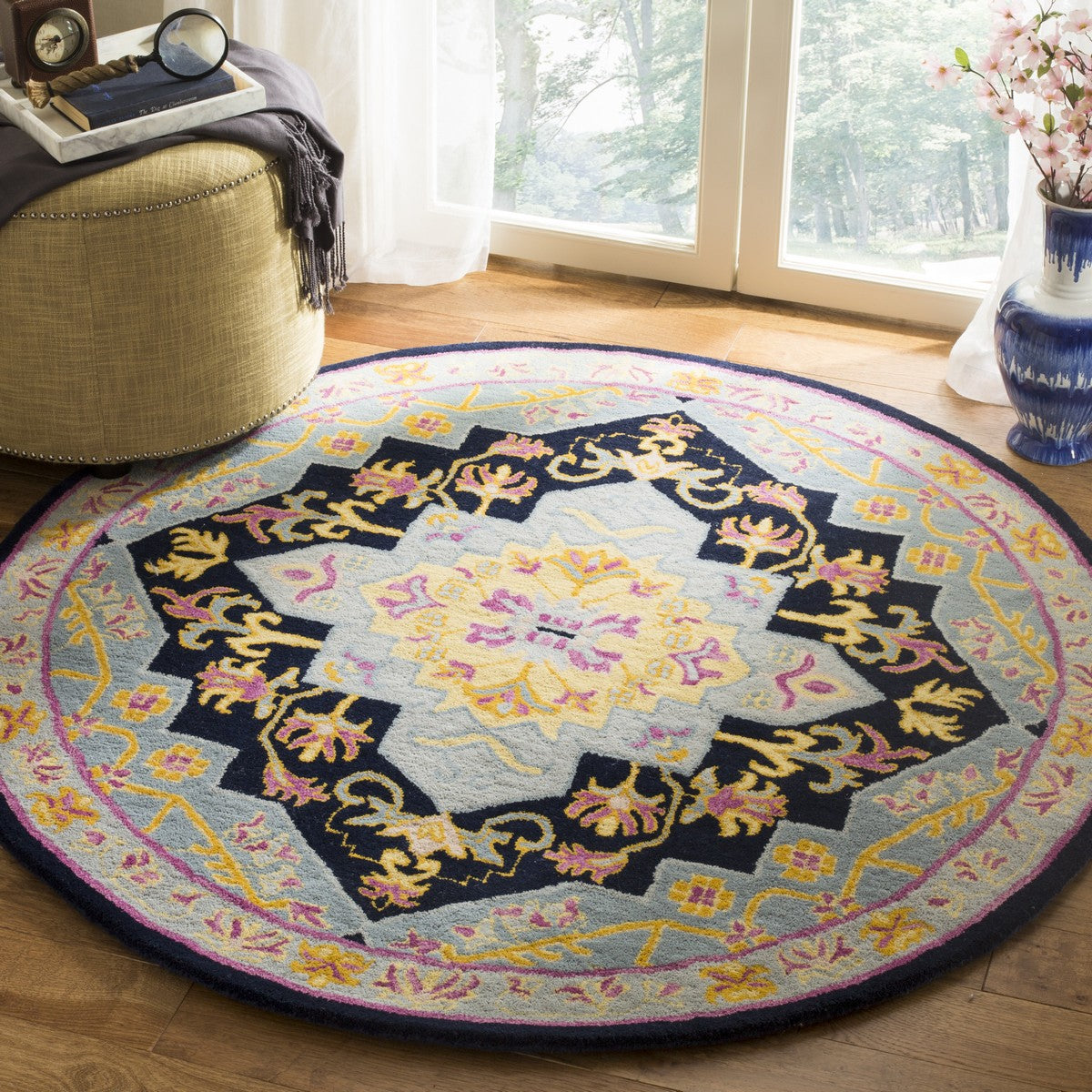 safavieh clearance bellagio blg506c navy blue rug