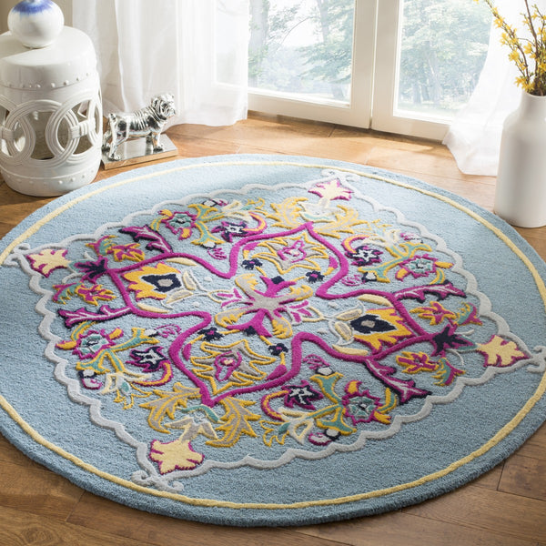 safavieh clearance bellagio blg605b light blue rug