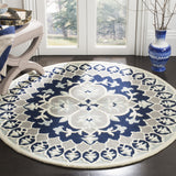 safavieh clearance bellagio blg610c navy blue rug