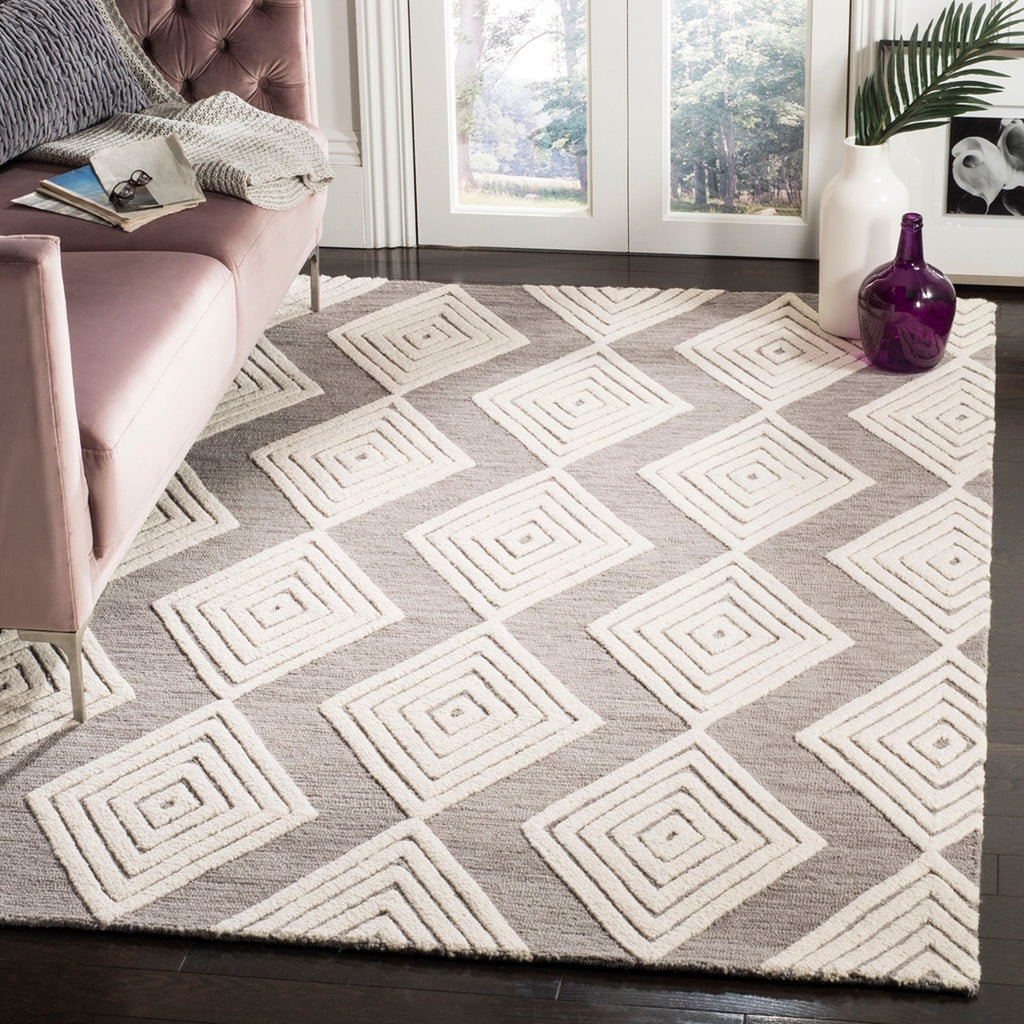 safavieh clearance blossom blm111f dark grey rug
