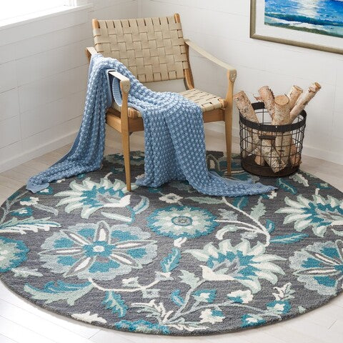 safavieh clearance blossom blm175g grey rug