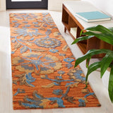 safavieh clearance blossom blm175p rust rug