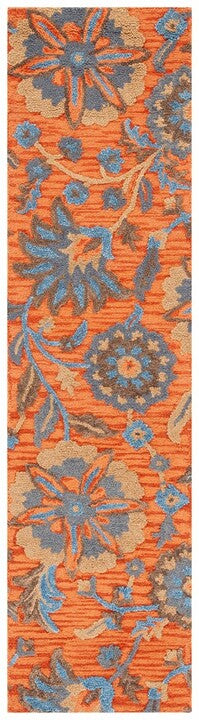 safavieh clearance blossom blm175p rust rug