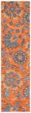 safavieh clearance blossom blm175p rust rug