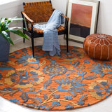 safavieh clearance blossom blm175p rust rug