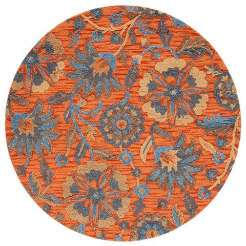 safavieh clearance blossom blm175p rust rug