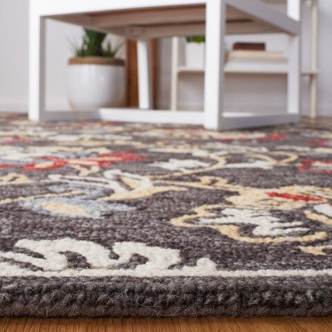 safavieh clearance blossom blm276z dark grey rug