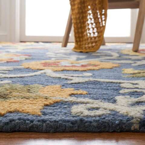 safavieh clearance blossom blm401n navy rug