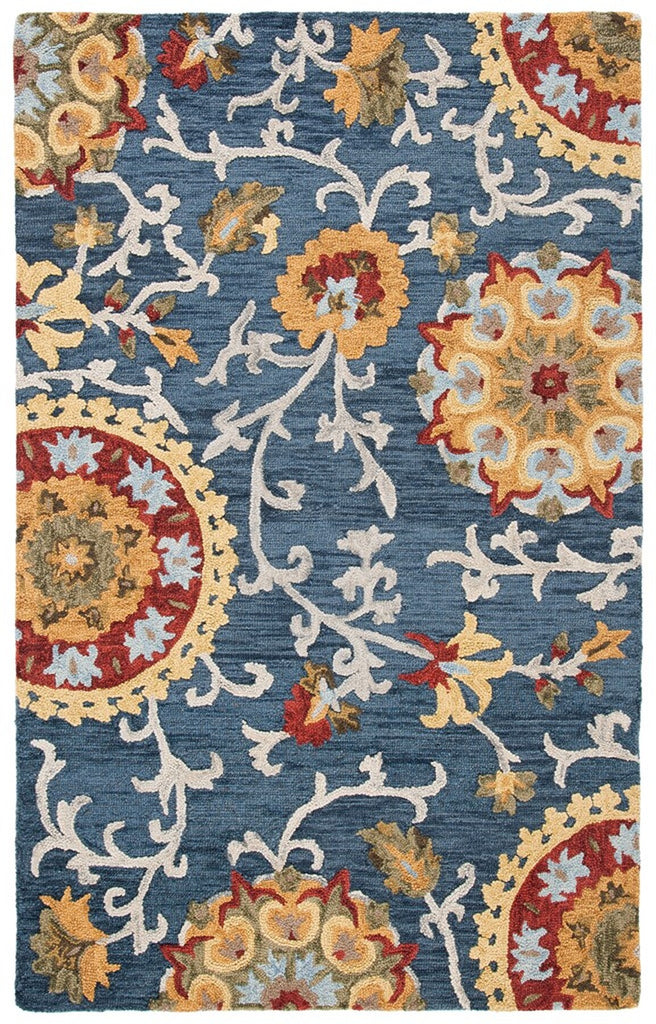 safavieh clearance blossom blm401n navy rug