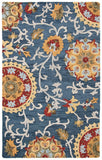safavieh clearance blossom blm401n navy rug