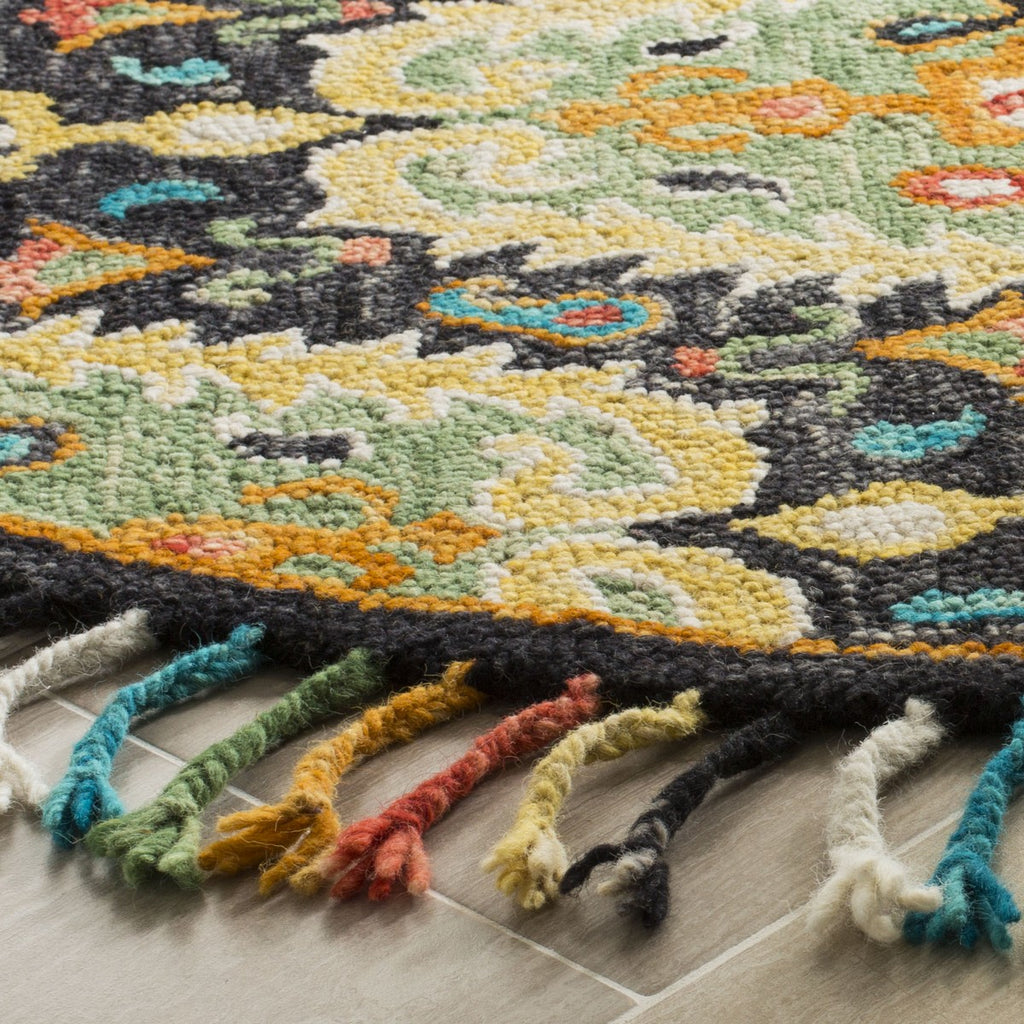 safavieh clearance blossom blm454a charcoal rug