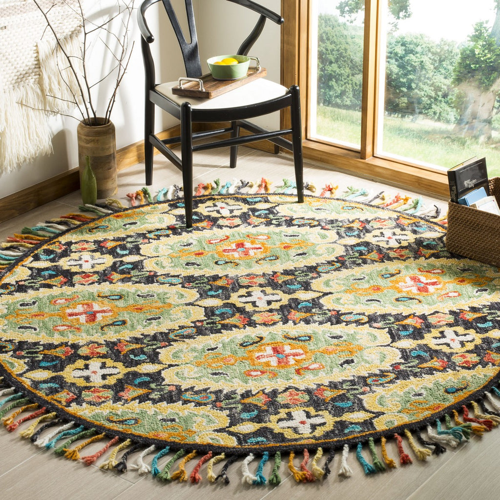 safavieh clearance blossom blm454a charcoal rug