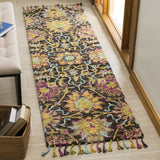 safavieh clearance blossom blm455a charcoal rug