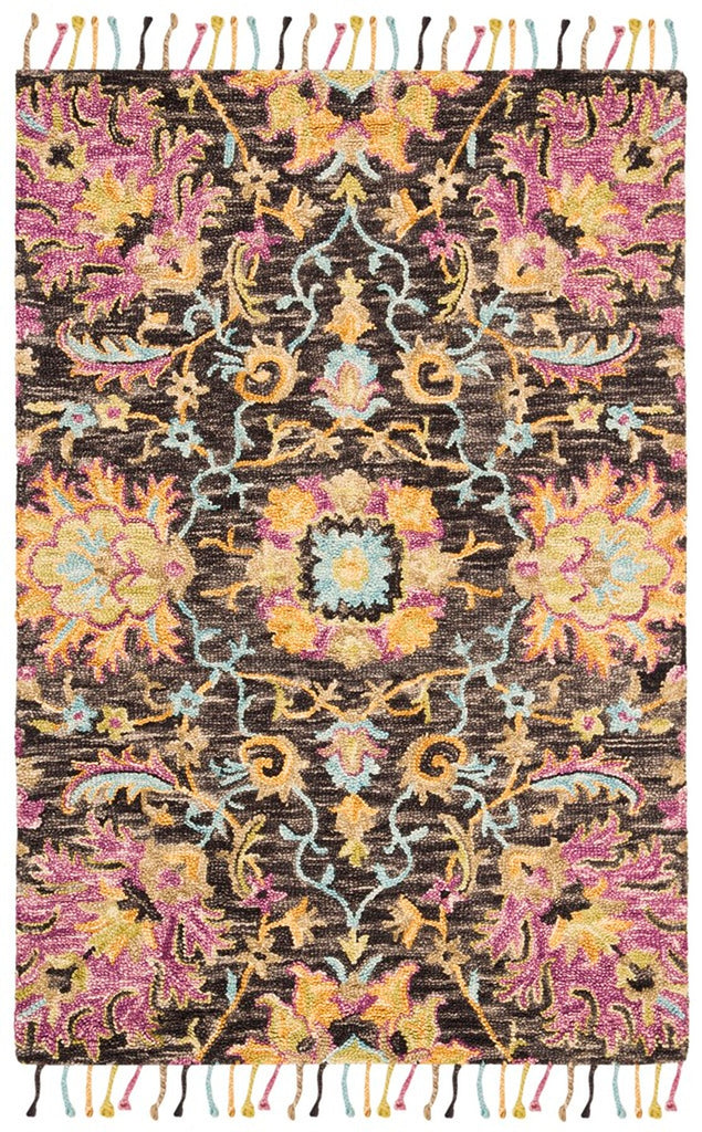 safavieh clearance blossom blm455a charcoal rug