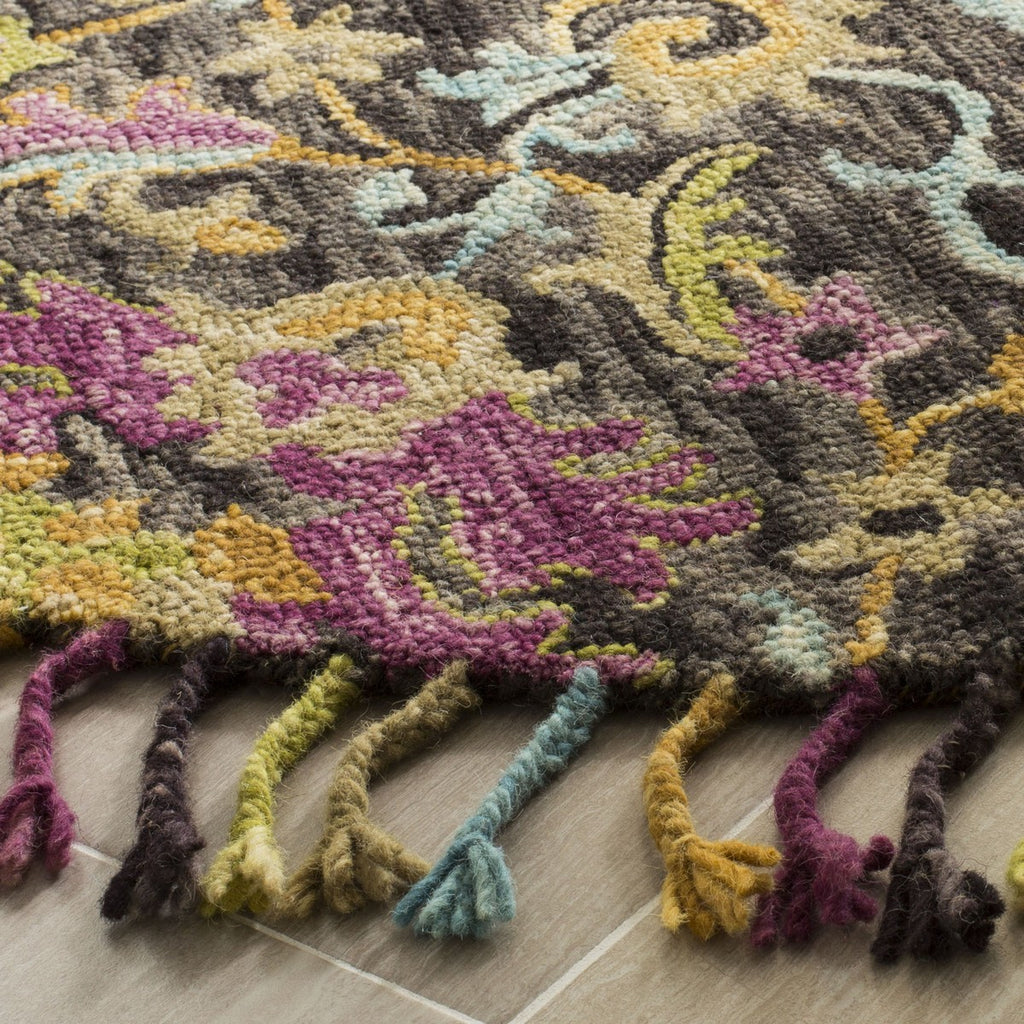 safavieh clearance blossom blm455a charcoal rug