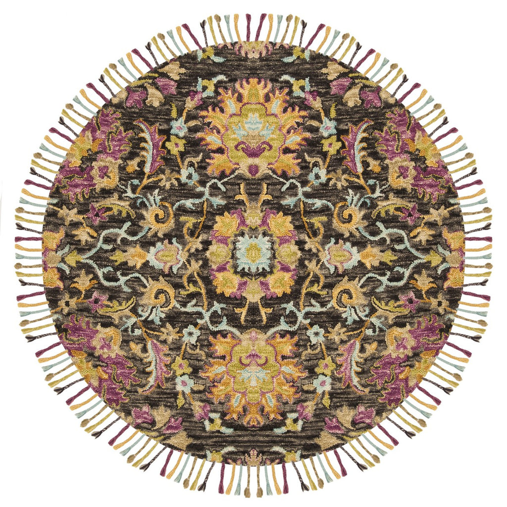 safavieh clearance blossom blm455a charcoal rug