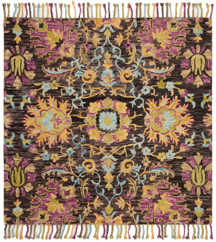 safavieh clearance blossom blm455a charcoal rug
