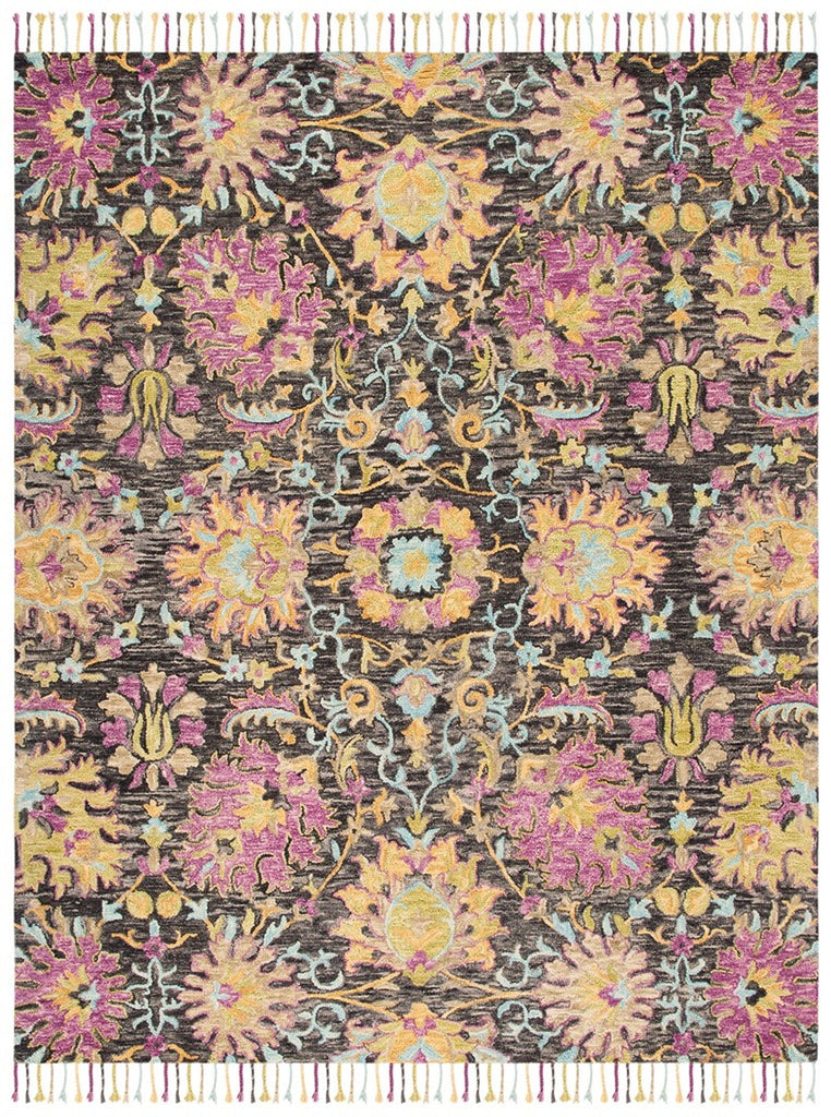 safavieh clearance blossom blm455a charcoal rug
