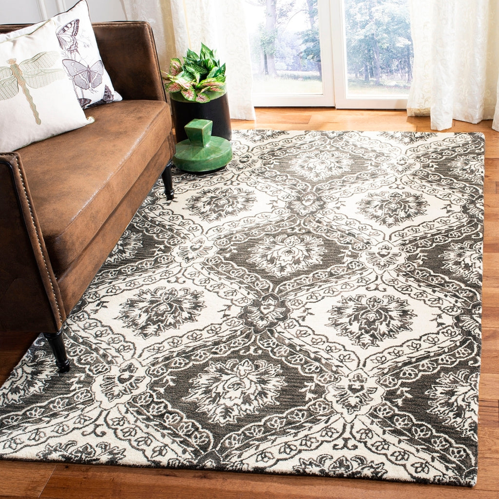 safavieh clearance blossom blm601h charcoal rug