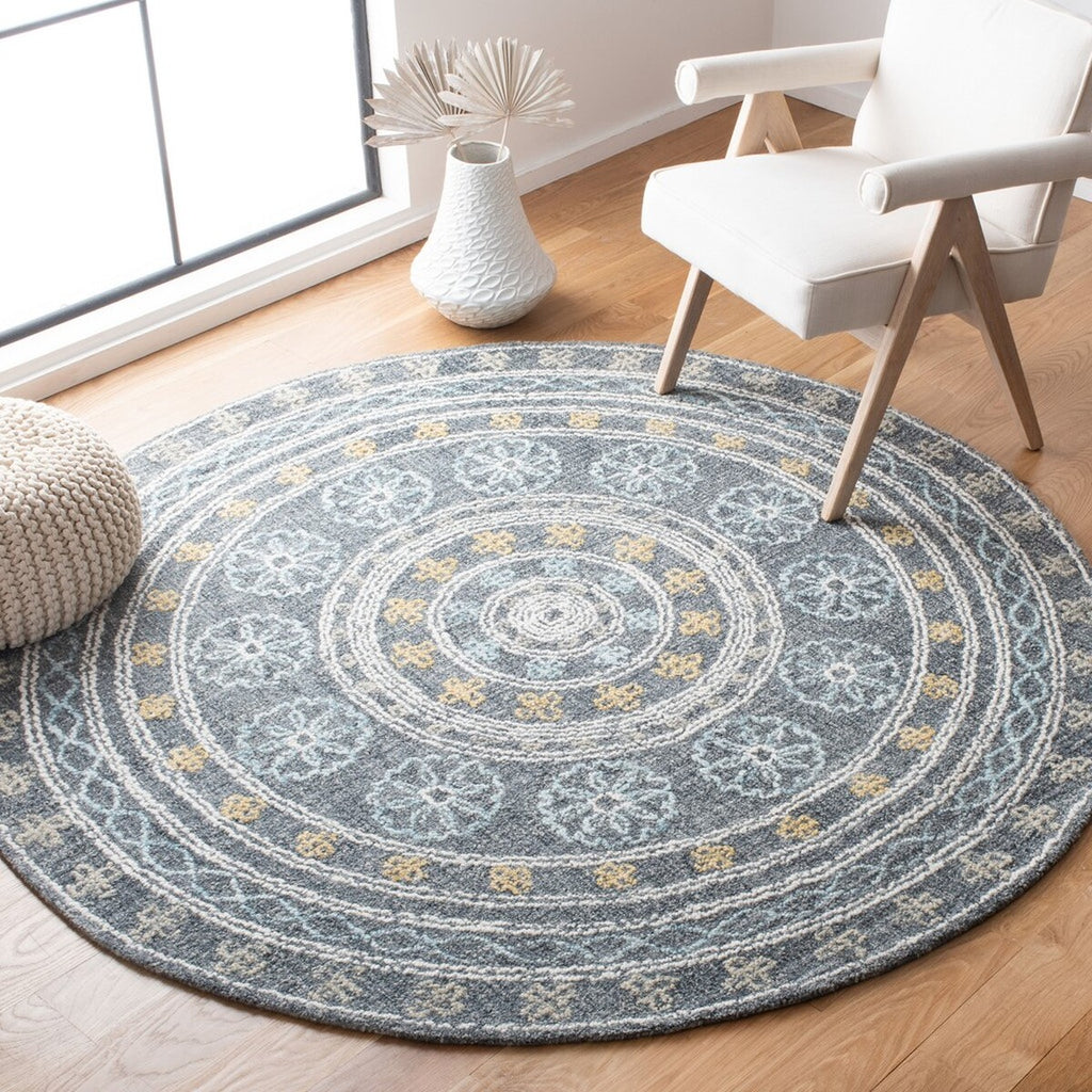 safavieh clearance blossom blm608h charcoal rug