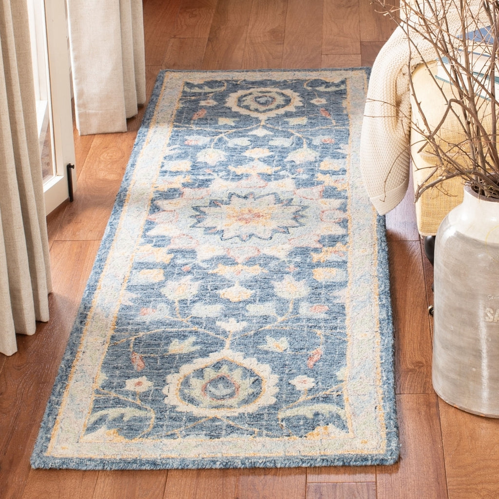safavieh clearance blossom blm813n navy rug