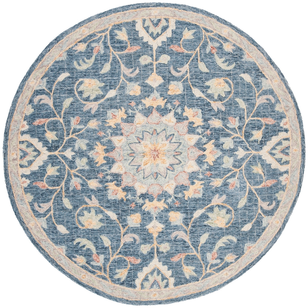 safavieh clearance blossom blm813n navy rug