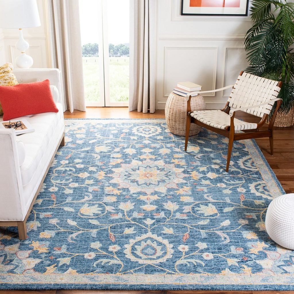 safavieh clearance blossom blm813n navy rug