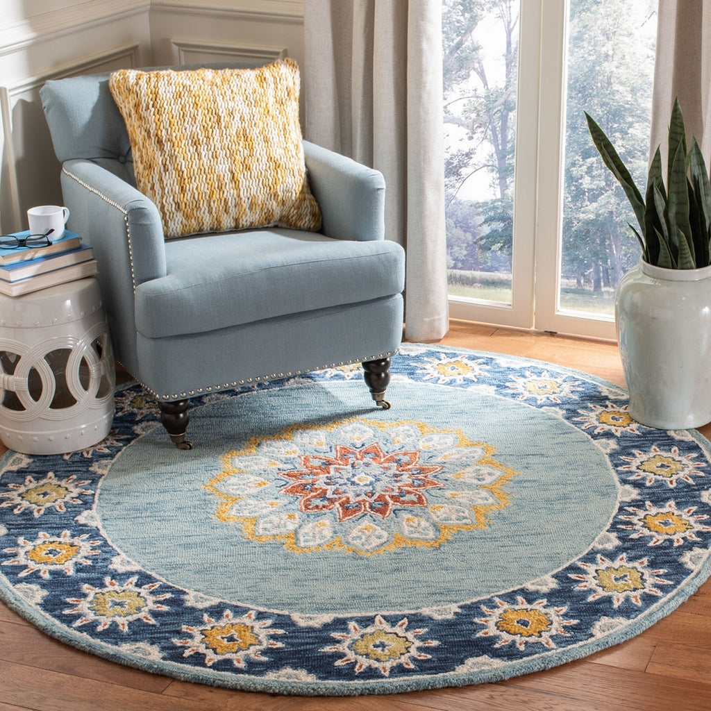 safavieh clearance blossom blm902m blue rug